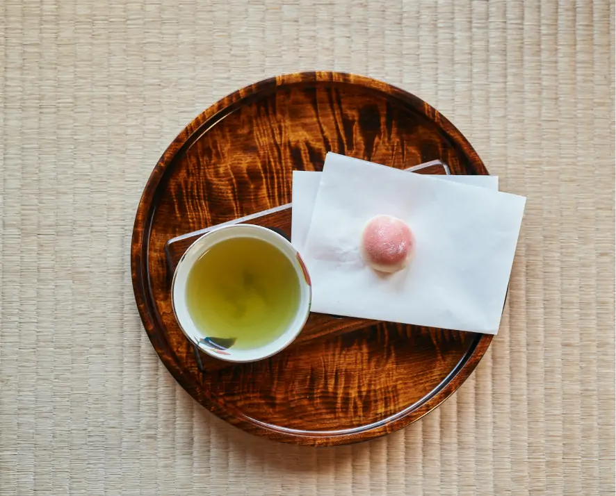 Japanese sweets for tea