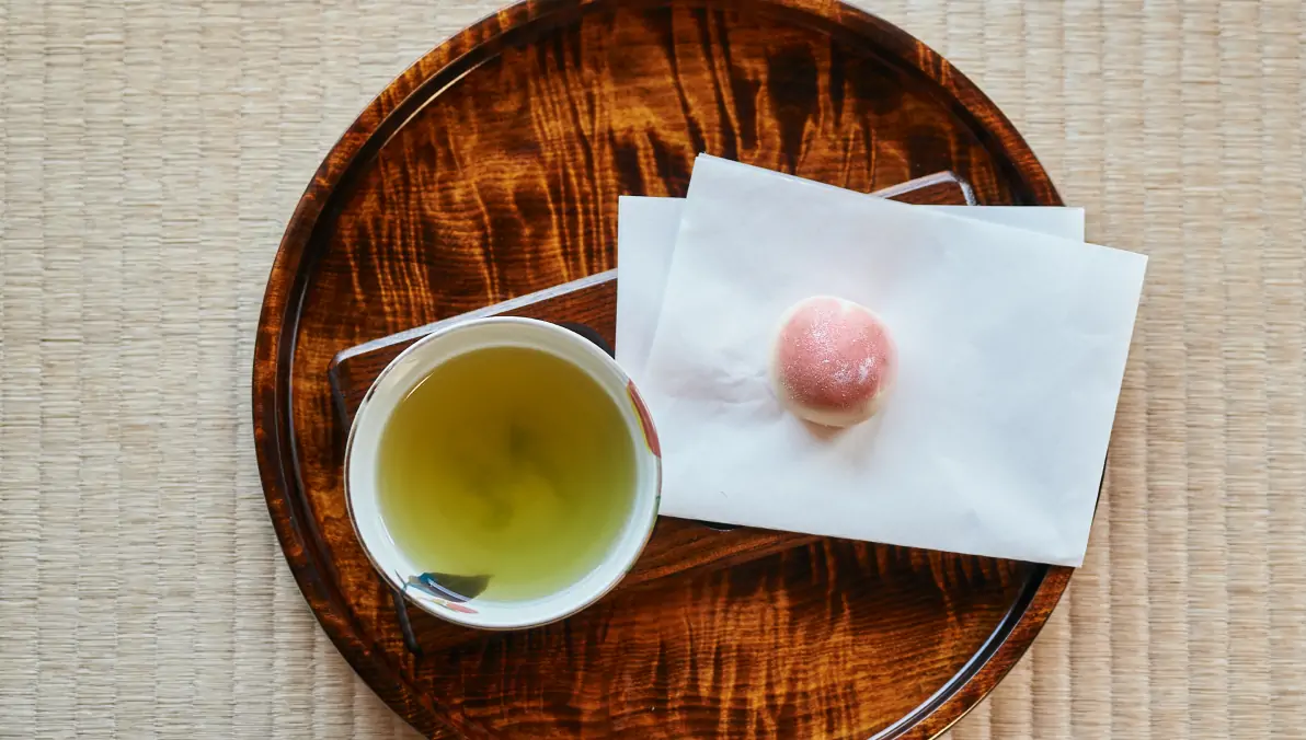 Japanese sweets for tea