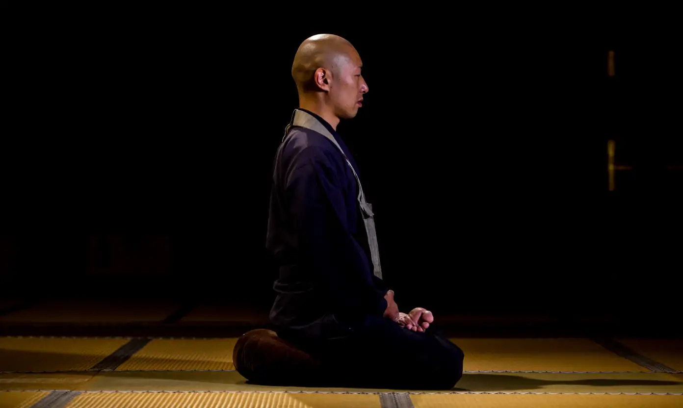 Rev. Chiken Kawaguchi, Vice Abbot of Koun-in Temple in Japan, sharing Zen meditation and temple life