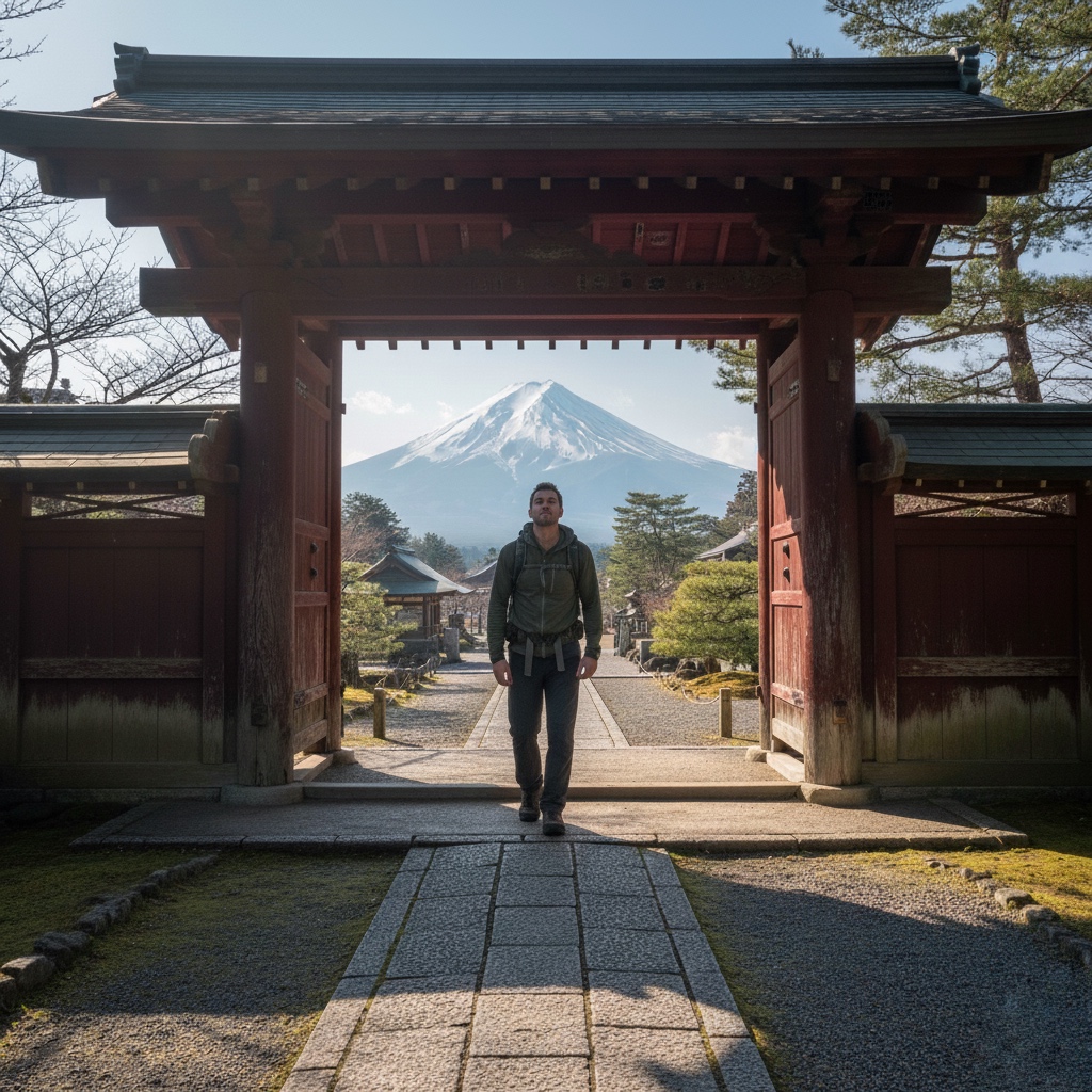 Buddhist retreat in Japan where centuries of Zen discipline meet modern transformation near Mt. Fuji