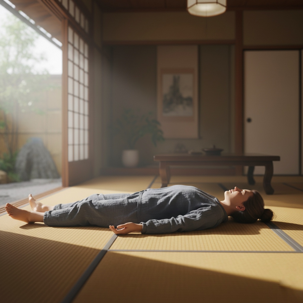 Mindfulness body scan meditation for relaxation and body awareness, calming the nervous system
