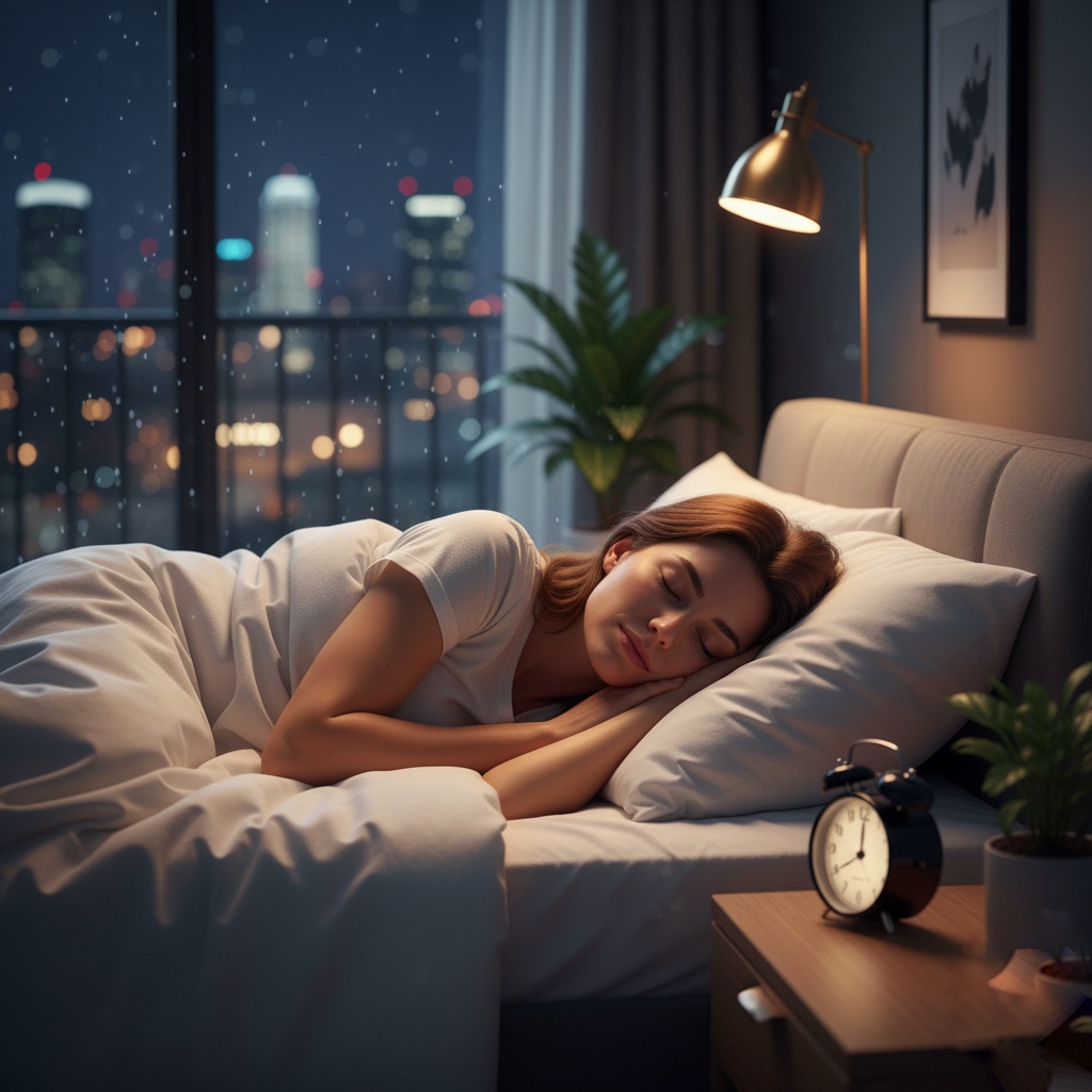 Scientific study showing mindfulness meditation improves sleep quality