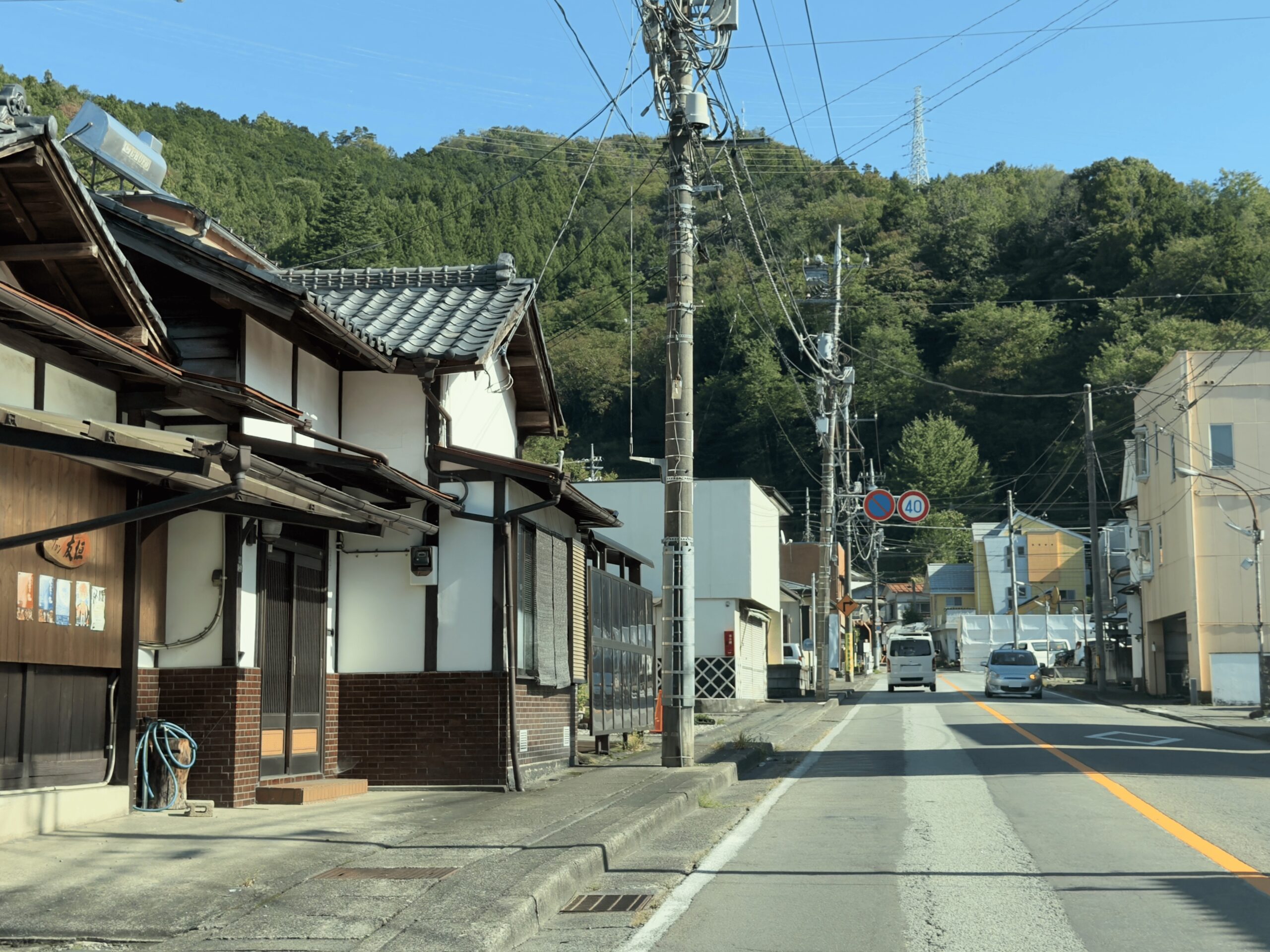 Historic Fuji-michi pilgrimage street in Tsuru City