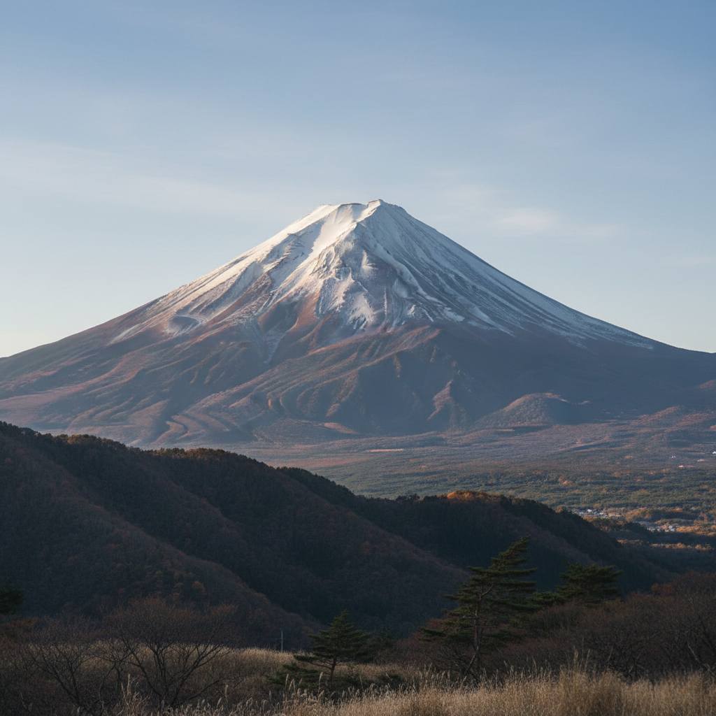 富士山を借景に取り入れた禅寺の庭園｜禅の空間美 