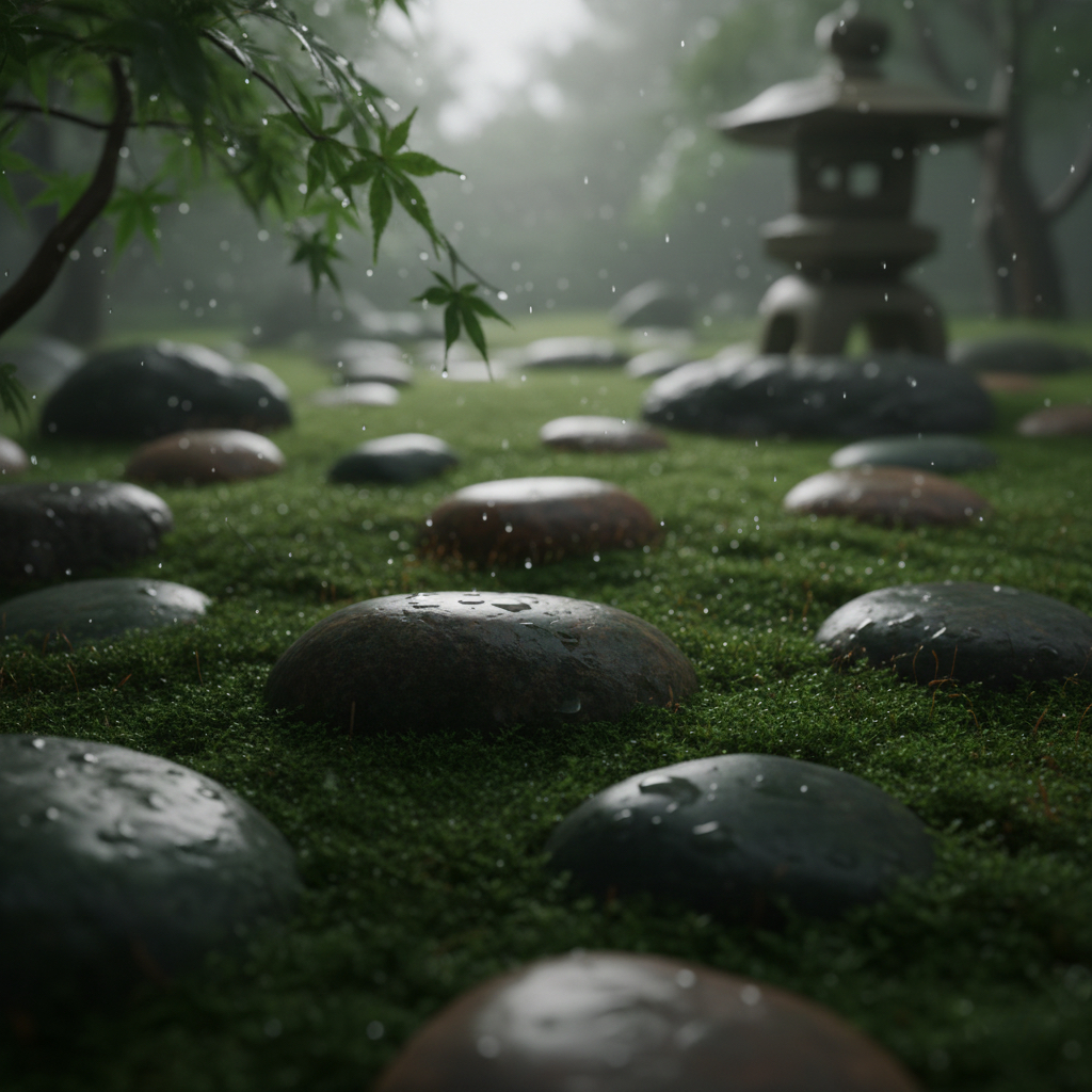 禅庭の苔と石がつくる静けさ｜沈黙の知性を感じる禅の風景