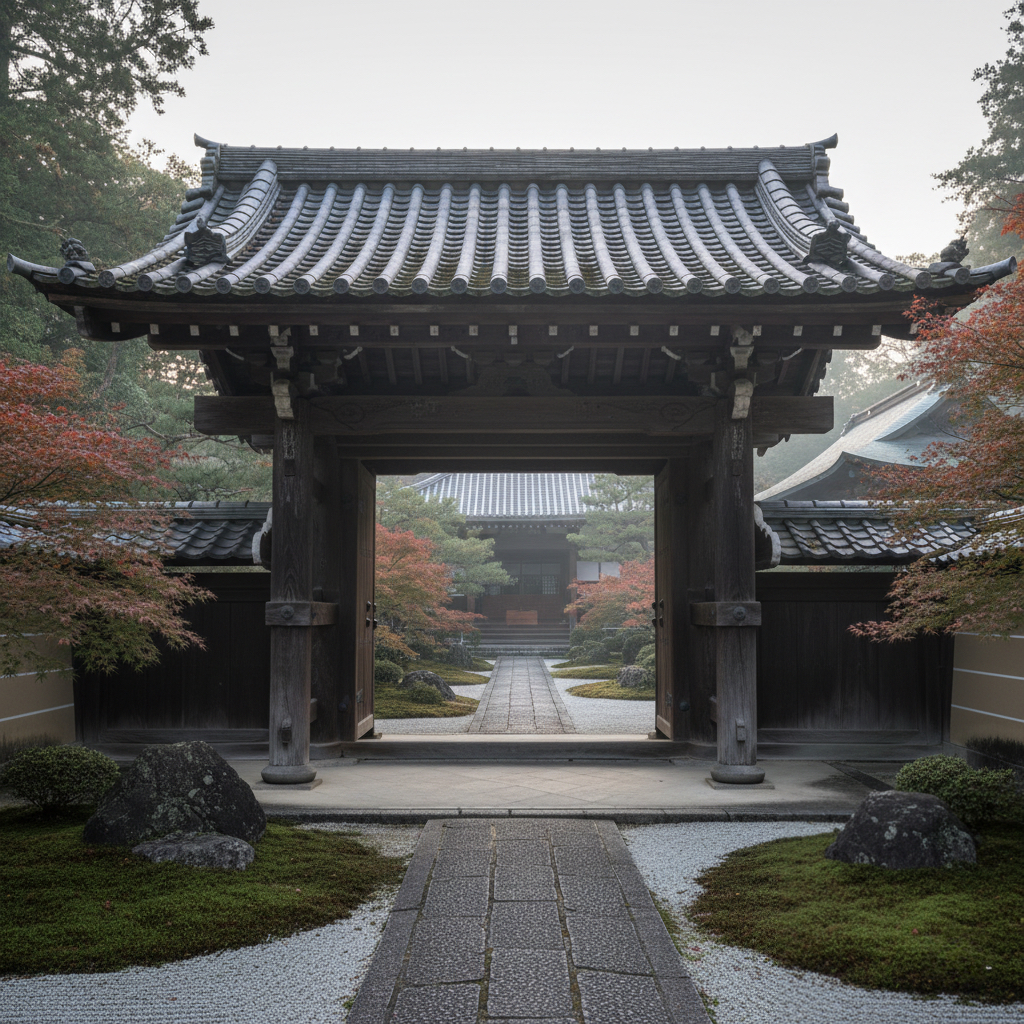 禅寺の山門が象徴する境界の美学|俗界と仏界の切り替え